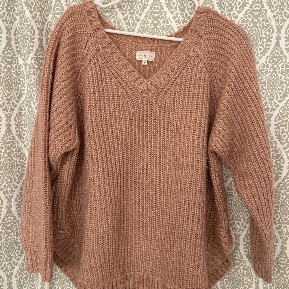 Oversized Dusty Pink Sweater